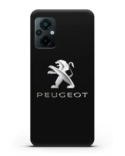 Чехол с логотипом Peugeot силиконовый для Xiaomi Poco M5