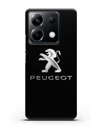 Чехол с логотипом Peugeot силиконовый для Xiaomi Poco X6