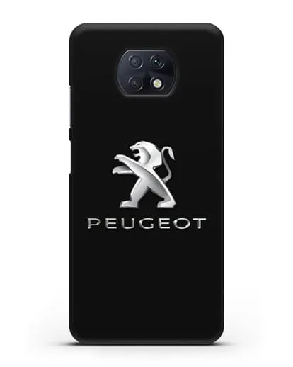 Чехол с логотипом Peugeot силиконовый для Xiaomi Redmi Note 9T