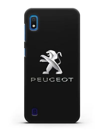 Чехол с логотипом Peugeot силиконовый для Samsung Galaxy A10 [SM-A105F]