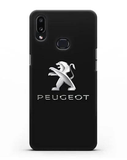 Чехол с логотипом Peugeot силиконовый для Samsung Galaxy A10s [SM-F107F]