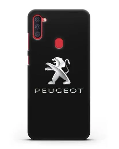 Чехол с логотипом Peugeot силиконовый для Samsung Galaxy A11 [SM-A115F]