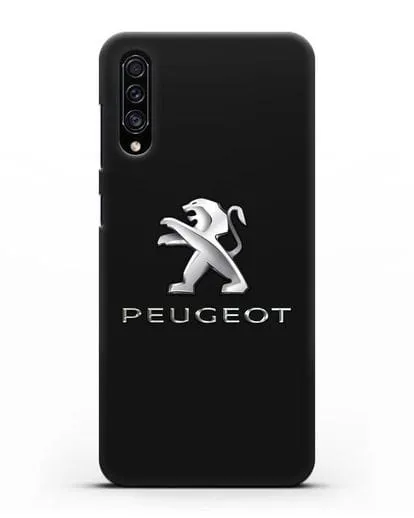 Чехол с логотипом Peugeot силиконовый для Samsung Galaxy A30s [SM-A307FN]