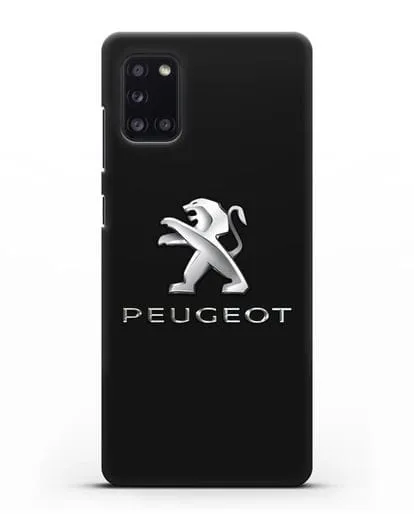 Чехол с логотипом Peugeot силиконовый для Samsung Galaxy A31 [SM-A315F]