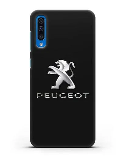 Чехол с логотипом Peugeot силиконовый для Samsung Galaxy A50
