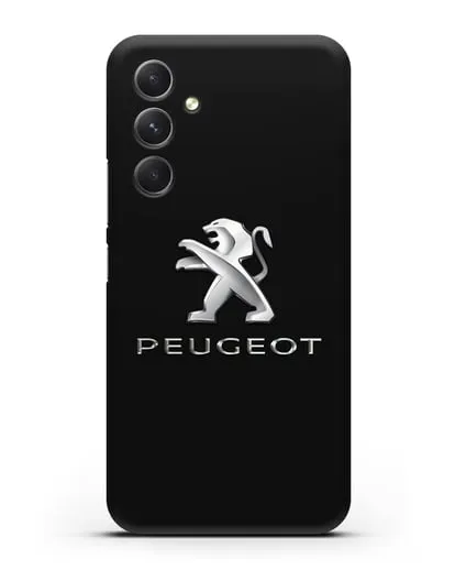 Чехол с логотипом Peugeot силиконовый для Samsung Galaxy A54 [SM-A536]