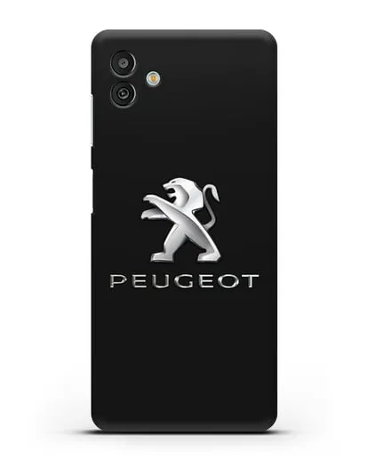 Чехол с логотипом Peugeot силиконовый для Samsung Galaxy M13 [SM-M135]