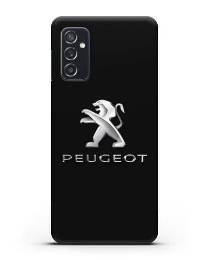 Чехол с логотипом Peugeot силиконовый для Samsung Galaxy M52 [M526B]