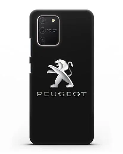 Чехол с логотипом Peugeot силиконовый для Samsung Galaxy S10 lite [SM-G770F]