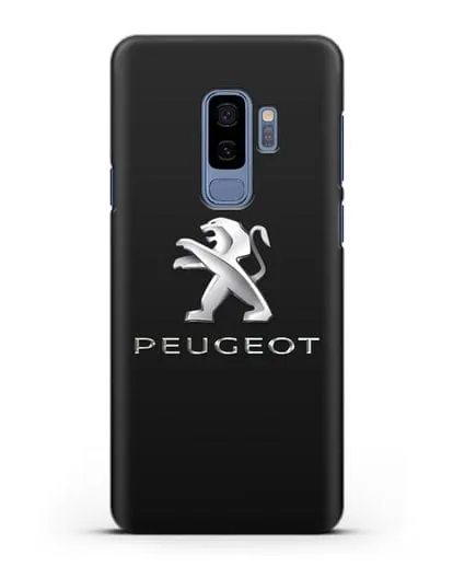 Чехол с логотипом Peugeot силиконовый для Samsung Galaxy S9 Plus [SM-G965F]