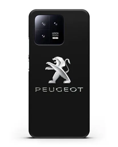Чехол с логотипом Peugeot силиконовый для Xiaomi 13