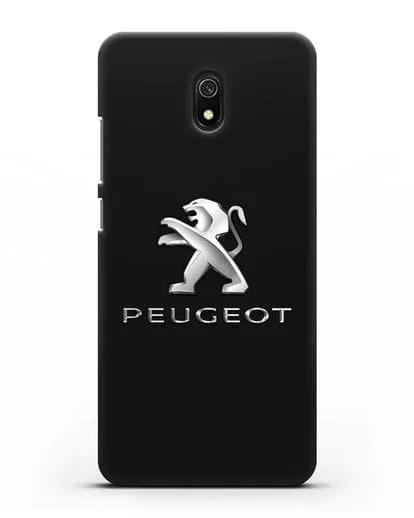 Чехол с логотипом Peugeot силиконовый для Xiaomi Redmi 8A