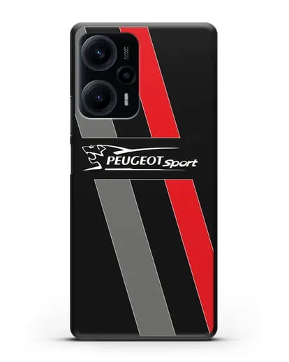 Чехол с логотипом Peugeot Sport силиконовый для Xiaomi Poco F5