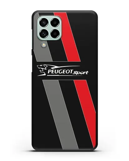 Чехол с логотипом Peugeot Sport силиконовый для Samsung Galaxy M53 [SM-M536]
