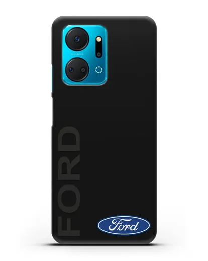 Чехол с надписью Ford и логотипом силиконовый для Honor X7a Plus