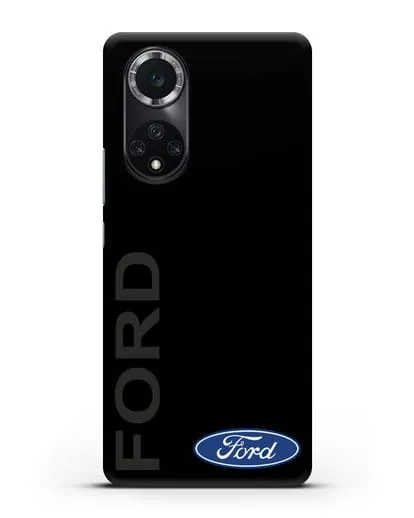 Чехол с надписью Ford и логотипом силиконовый для Huawei Nova 9