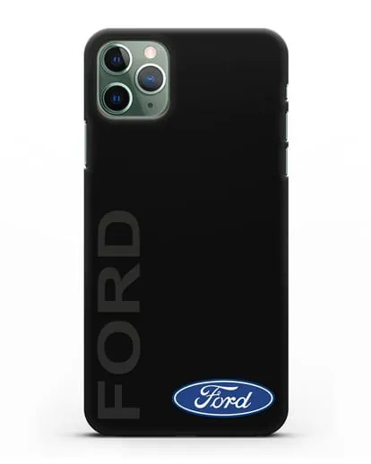 Чехол с надписью Ford и логотипом силиконовый для iPhone 11 Pro