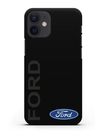 Чехол с надписью Ford и логотипом силиконовый для iPhone 12 mini