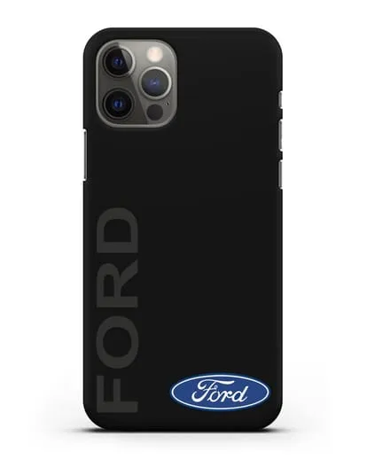 Чехол с надписью Ford и логотипом силиконовый для iPhone 12 Pro