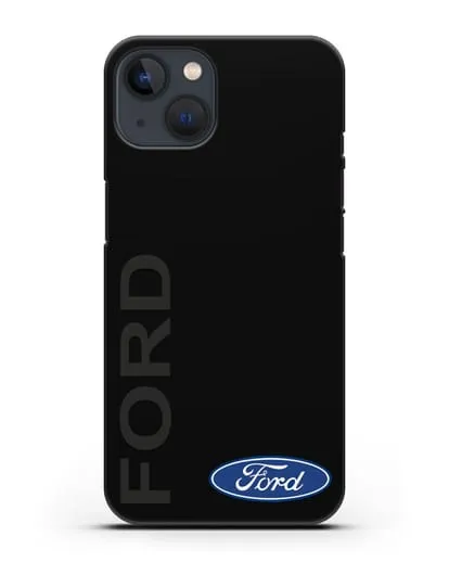 Чехол с надписью Ford и логотипом силиконовый для iPhone 13 Mini