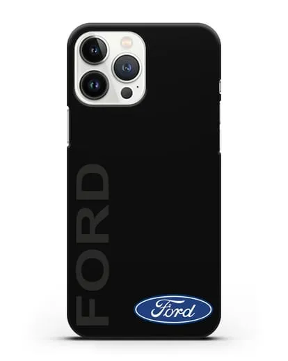 Чехол с надписью Ford и логотипом силиконовый для iPhone 13 Pro Max