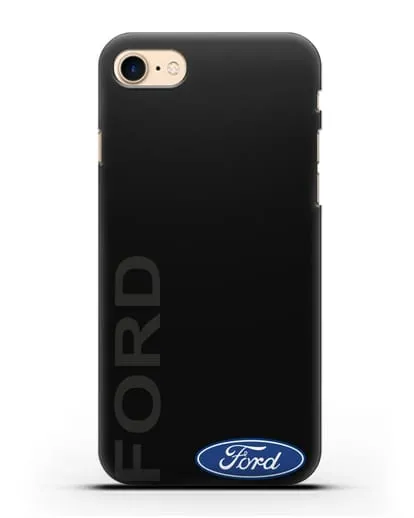 Чехол с надписью Ford и логотипом силиконовый для iPhone 7