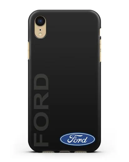 Чехол с надписью Ford и логотипом силиконовый для iPhone XR
