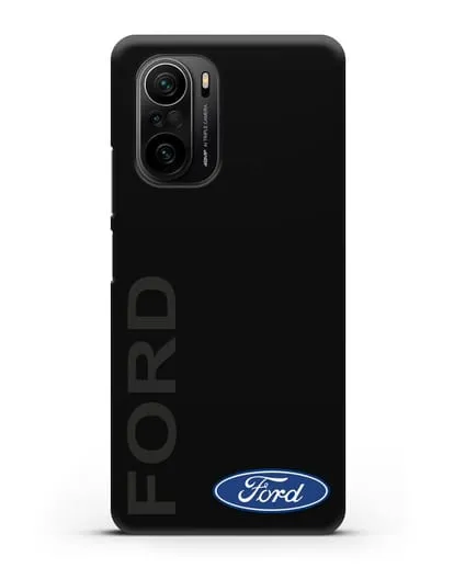 Чехол с надписью Ford и логотипом силиконовый для Xiaomi Poco F3