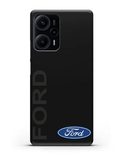 Чехол с надписью Ford и логотипом силиконовый для Xiaomi Poco F5
