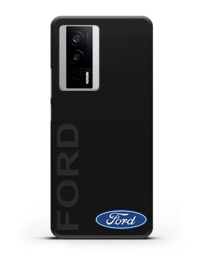 Чехол с надписью Ford и логотипом силиконовый для Xiaomi Poco F5 Pro