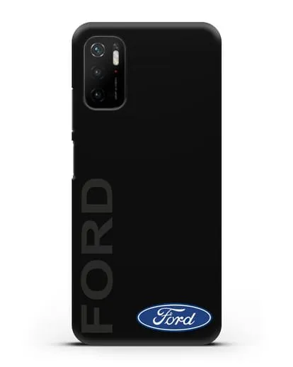 Чехол с надписью Ford и логотипом силиконовый для Xiaomi Poco M3 Pro