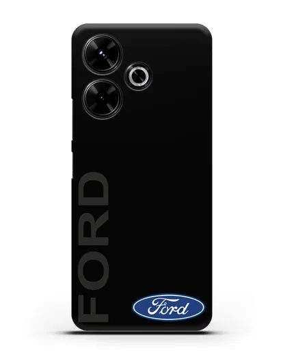 Чехол с надписью Ford и логотипом силиконовый для Xiaomi Poco M6