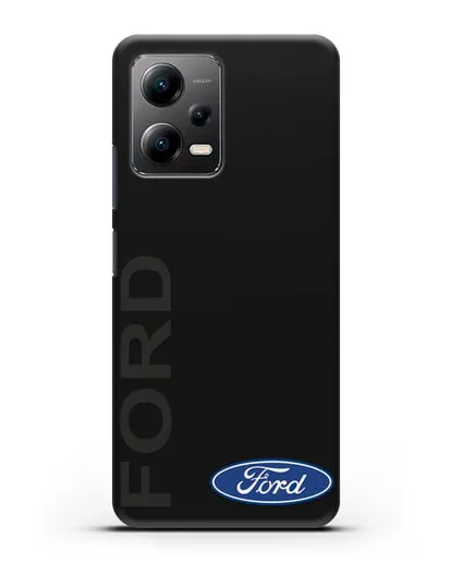 Чехол с надписью Ford и логотипом силиконовый для Xiaomi Poco X5