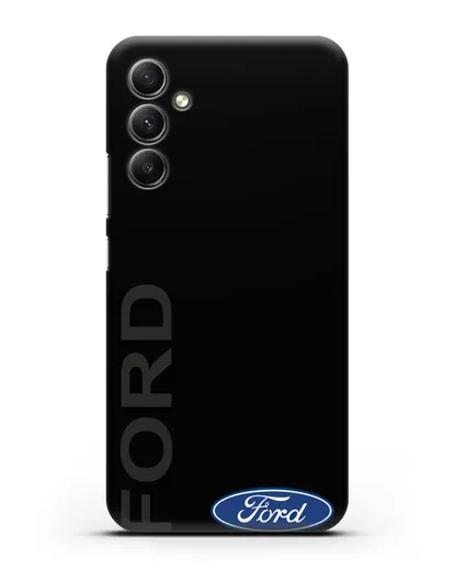 Чехол с надписью Ford и логотипом силиконовый для Samsung Galaxy A34 [SM-A346]