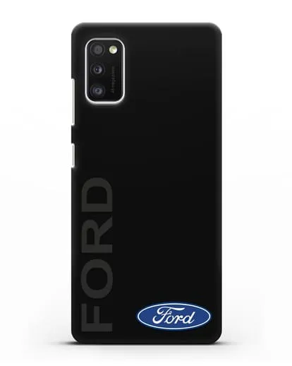 Чехол с надписью Ford и логотипом силиконовый для Samsung Galaxy A41 [SM-A415F]