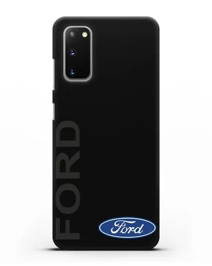 Чехол с надписью Ford и логотипом силиконовый для Samsung Galaxy S20 [SM-G980F]