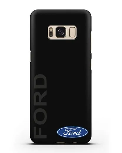 Чехол с надписью Ford и логотипом силиконовый для Samsung Galaxy S8 Plus [SM-G955F]