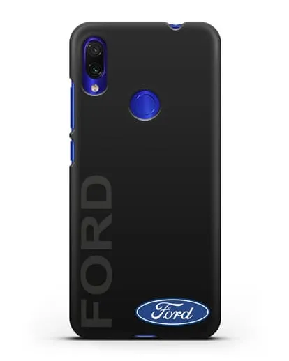 Чехол с надписью Ford и логотипом силиконовый для Xiaomi Redmi Note 7