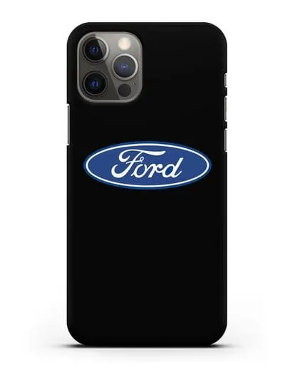 Чехол с логотипом Ford силиконовый для iPhone 12 Pro