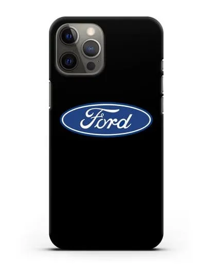 Чехол с логотипом Ford силиконовый для iPhone 12 Pro Max