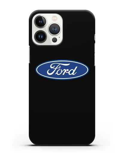 Чехол с логотипом Ford силиконовый для iPhone 13 Pro Max