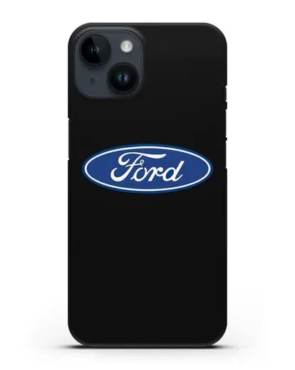 Чехол с логотипом Ford силиконовый для iPhone 14