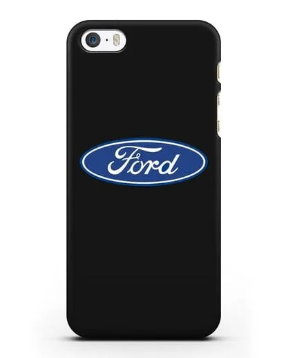 Чехол с логотипом Ford силиконовый для iPhone 5/5s/SE