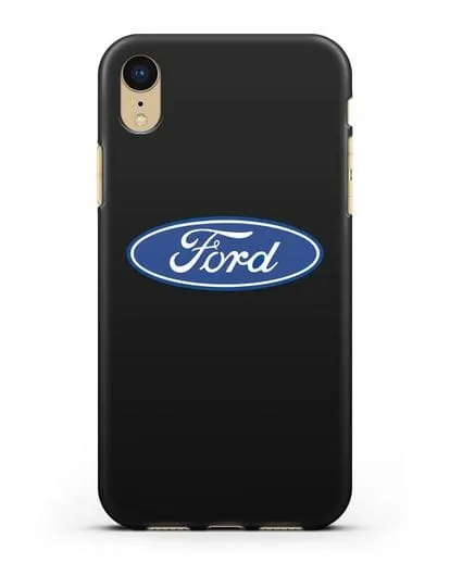 Чехол с логотипом Ford силиконовый для iPhone XR