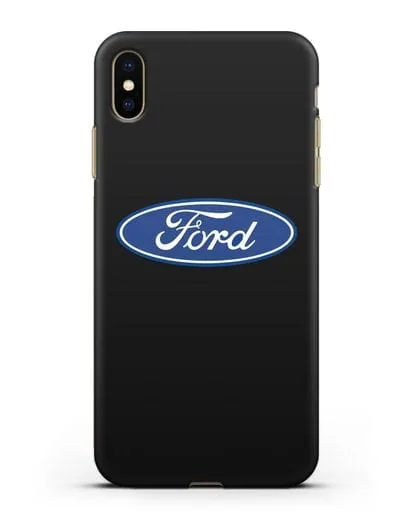 Чехол с логотипом Ford силиконовый для iPhone XS Max