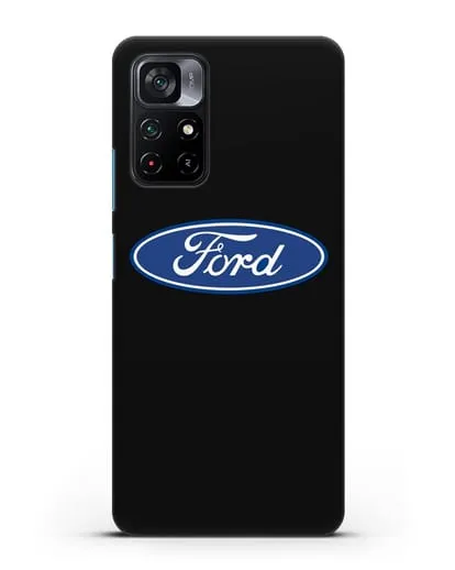 Чехол с логотипом Ford силиконовый для Xiaomi Poco M4 Pro 5G