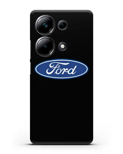 Чехол с логотипом Ford силиконовый для Xiaomi Poco M6 Pro