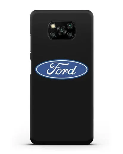 Чехол с логотипом Ford силиконовый для Xiaomi Poco X3