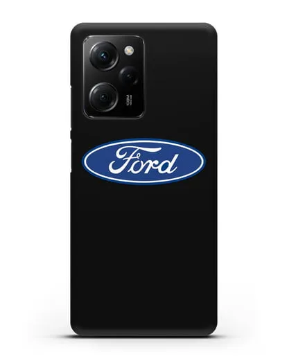 Чехол с логотипом Ford силиконовый для Xiaomi Poco X5 Pro