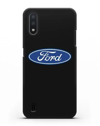 Чехол с логотипом Ford силиконовый для Samsung Galaxy A01 [SM-A015F]